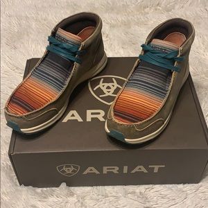 Ariat brown bomber boots/shoes